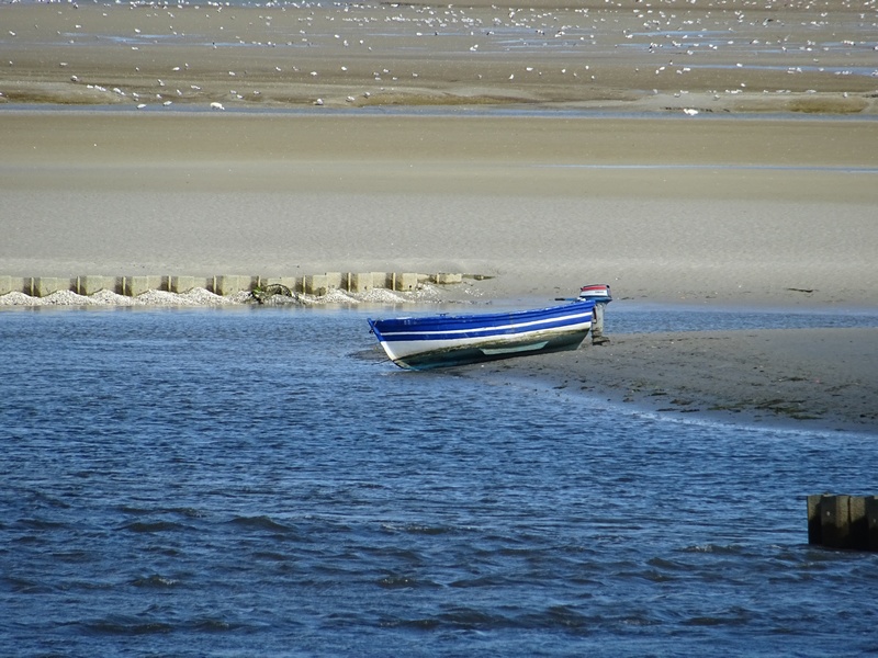 Promenade le long de la baie à Saint-Valéry-sur-Somme